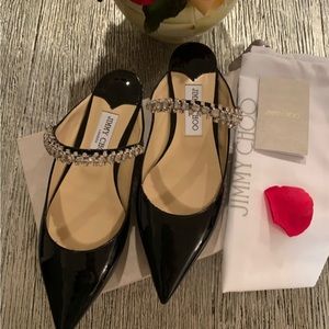 Jimmy Choo Embellished Flat Sandals